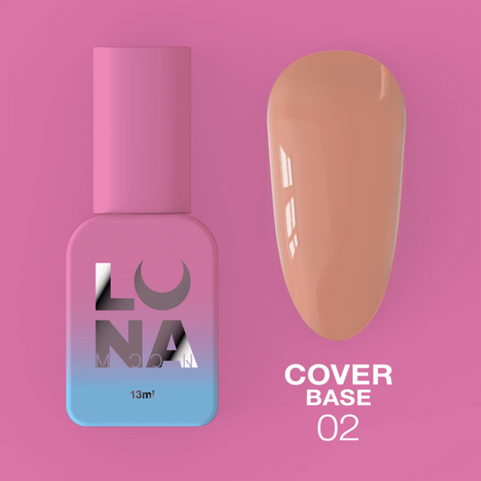 LunaMoon Cover Base 2, 13ml, Peach