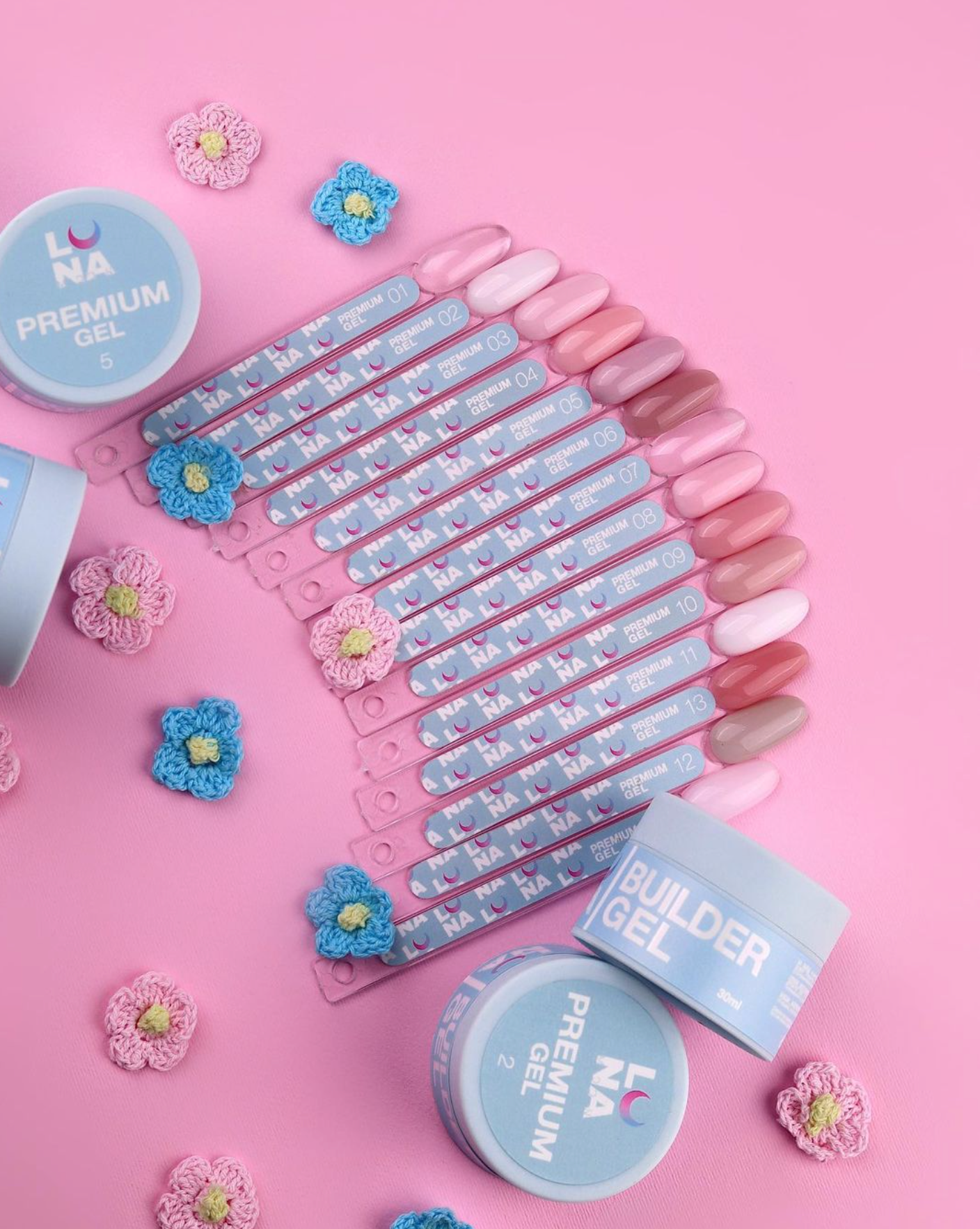 LunaMoon Premium Builder Gel 1, 30ml, Clear