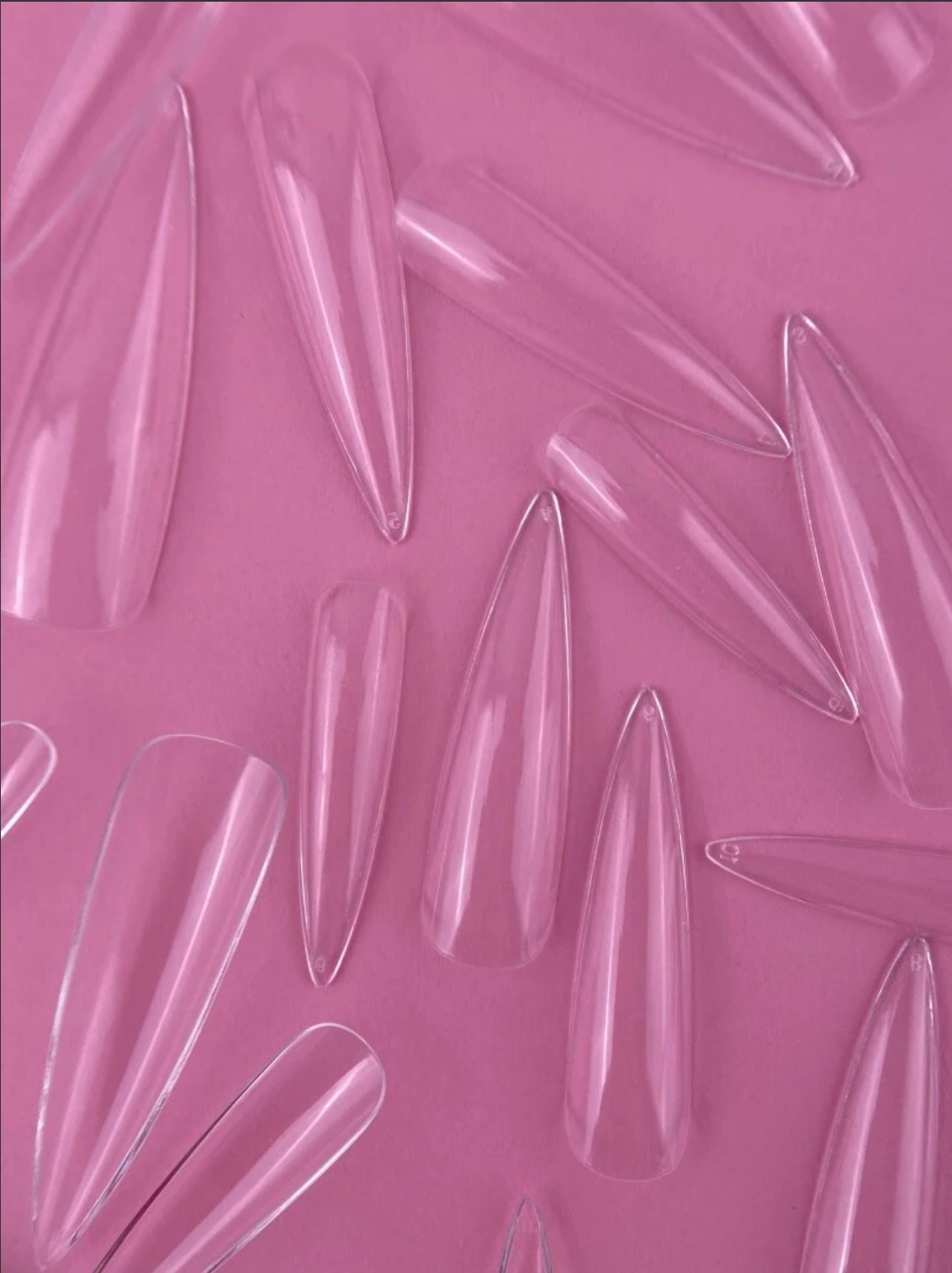 LunaMoon Gel Tips Stiletto XL, 500ps