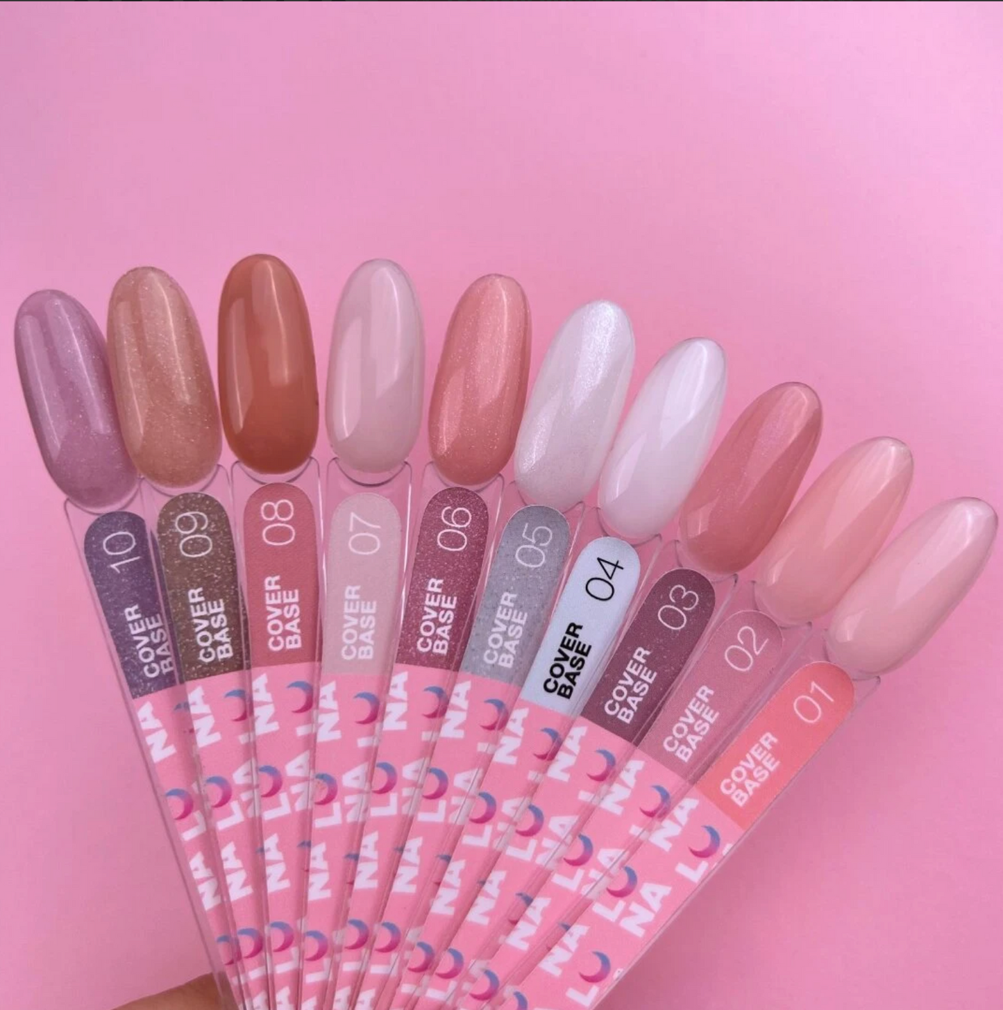 LunaMoon Cover Base 5, 13ml, White Shimmer