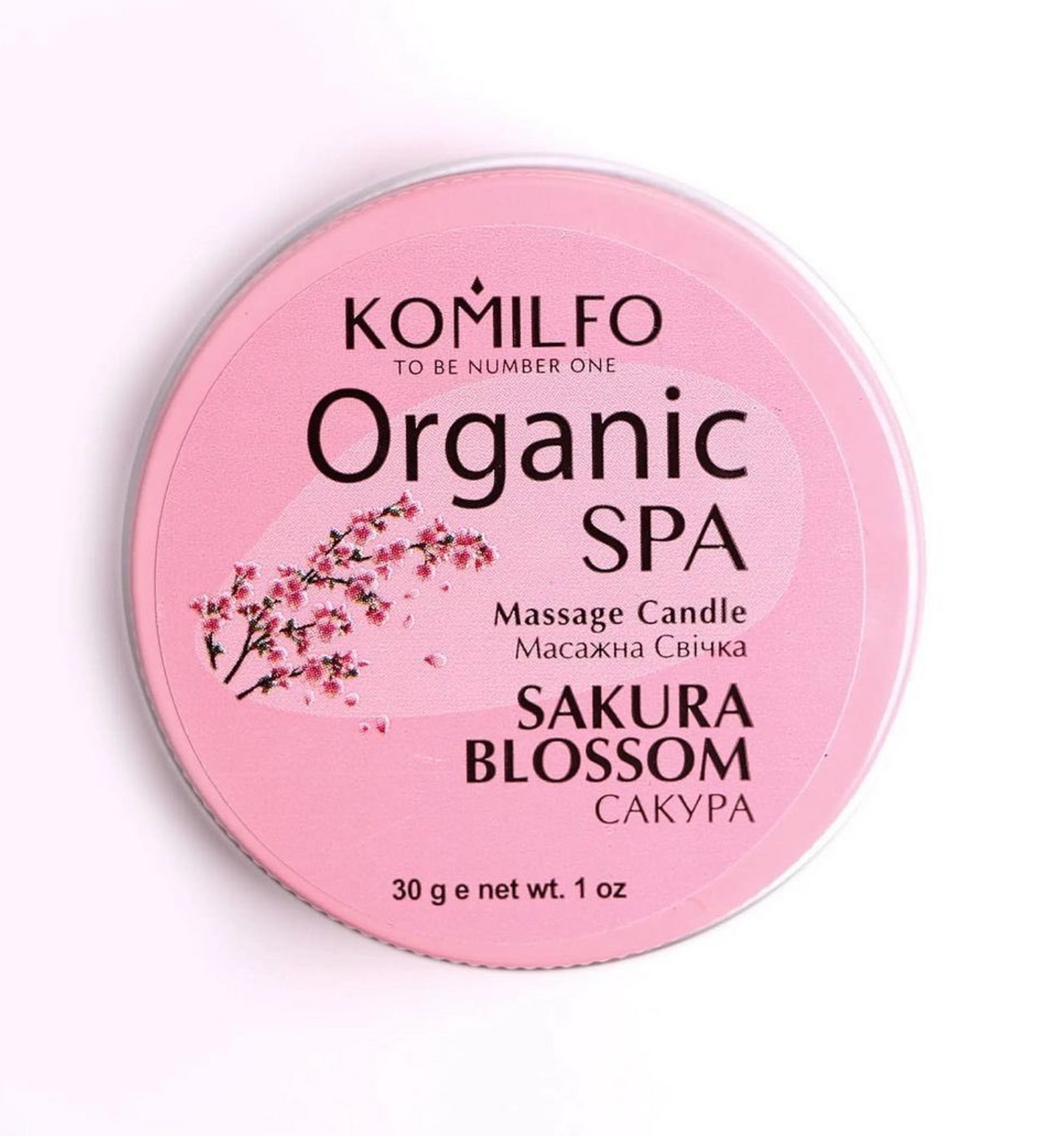 Massage Candle Komilfo, 30/60g