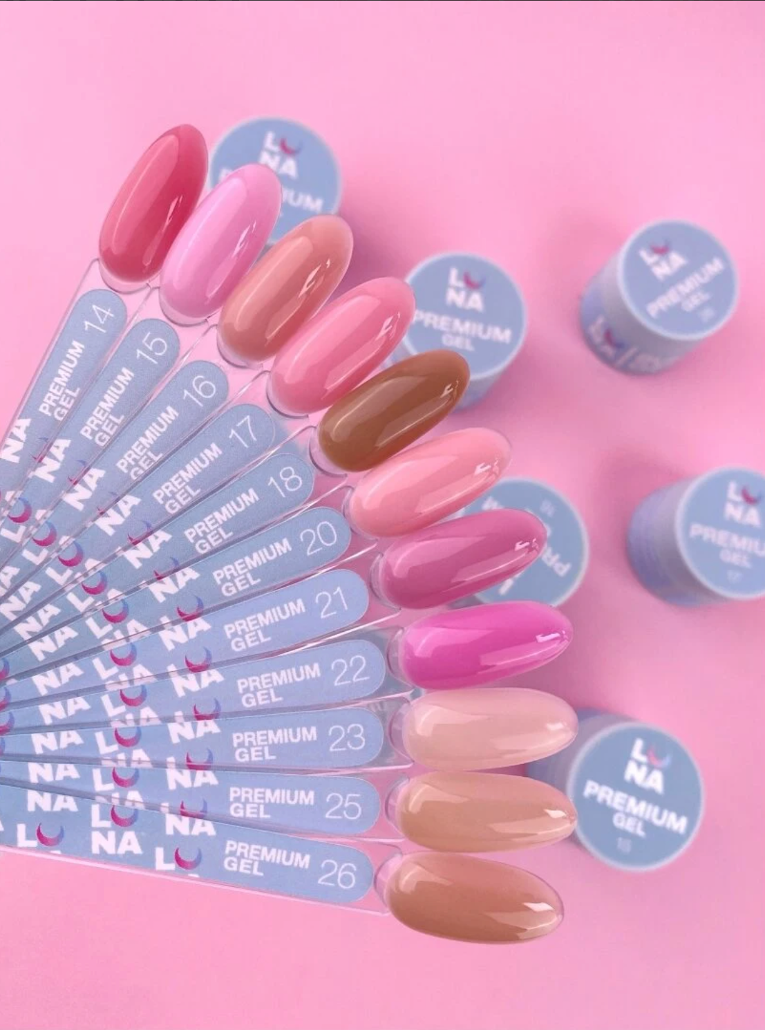 Lunamoon Premium Builder Gel 20, Peachy Pink