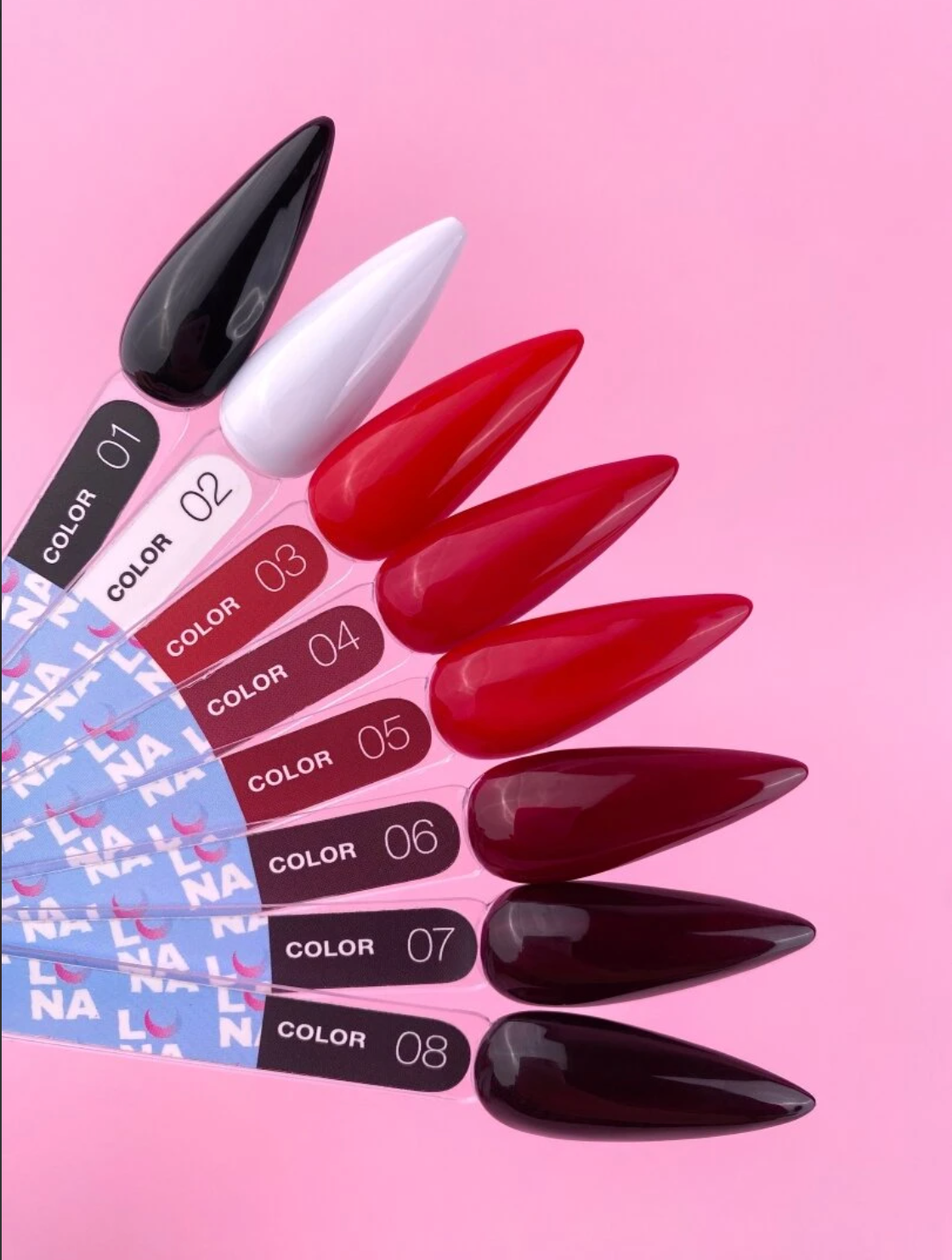 LunaMoon Gel Polish 07, 13ml(Black Cherry)