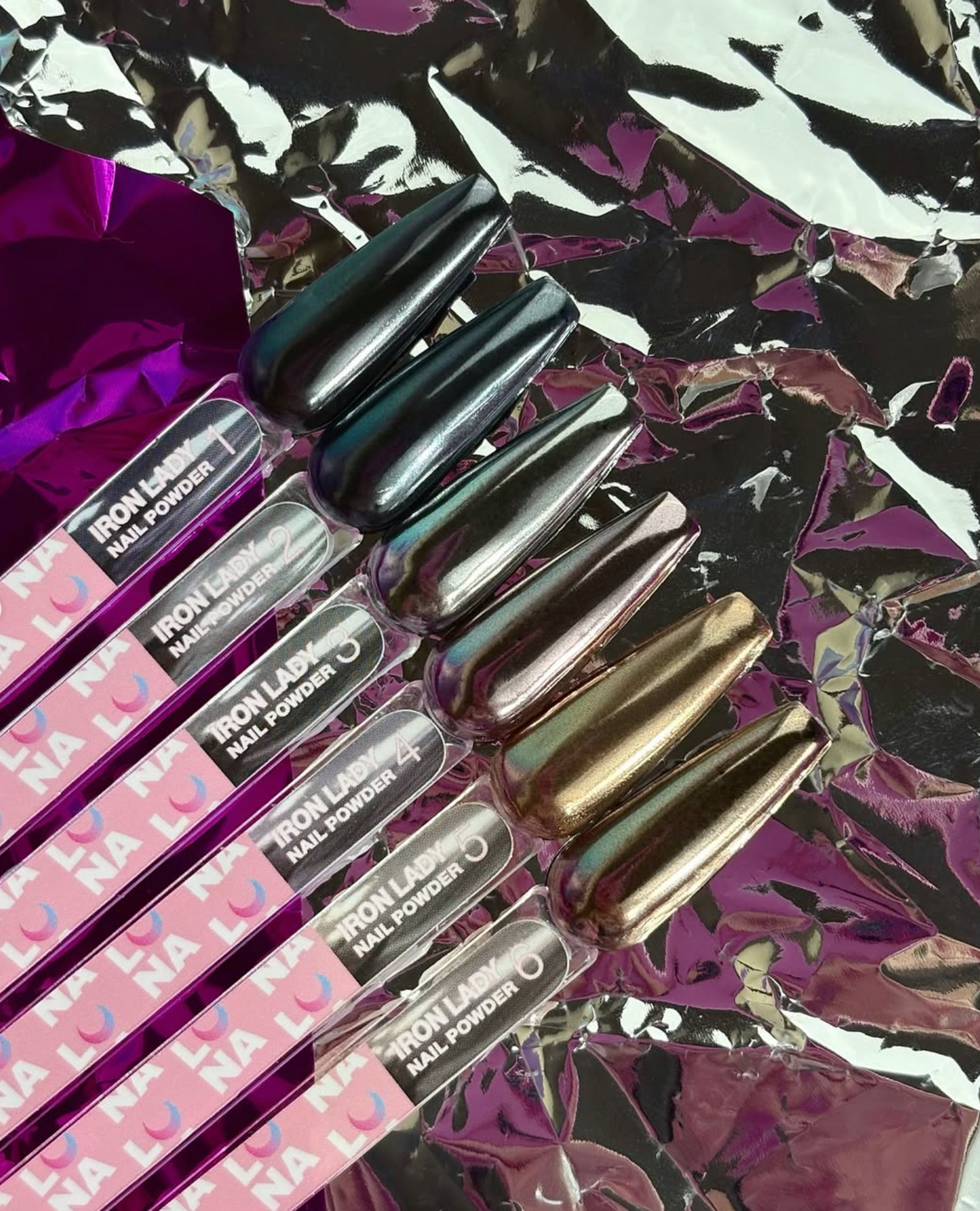 LunaMoon Chrome Set "Iron Lady" 6ps