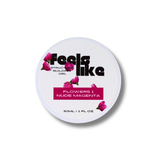 Feels Like Structure Builder Gel Flowers 1 “Nude Magenta” 30ml 