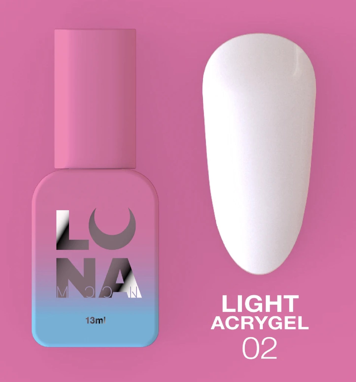 LunaMoon Light Acrygel 02, Bright White