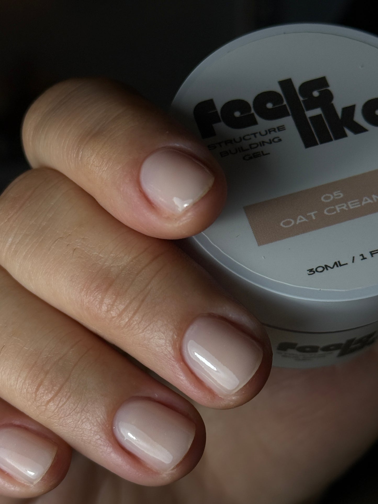 Feels Like Structure Builder Gel 05 ”Oat Cream”, 30ml