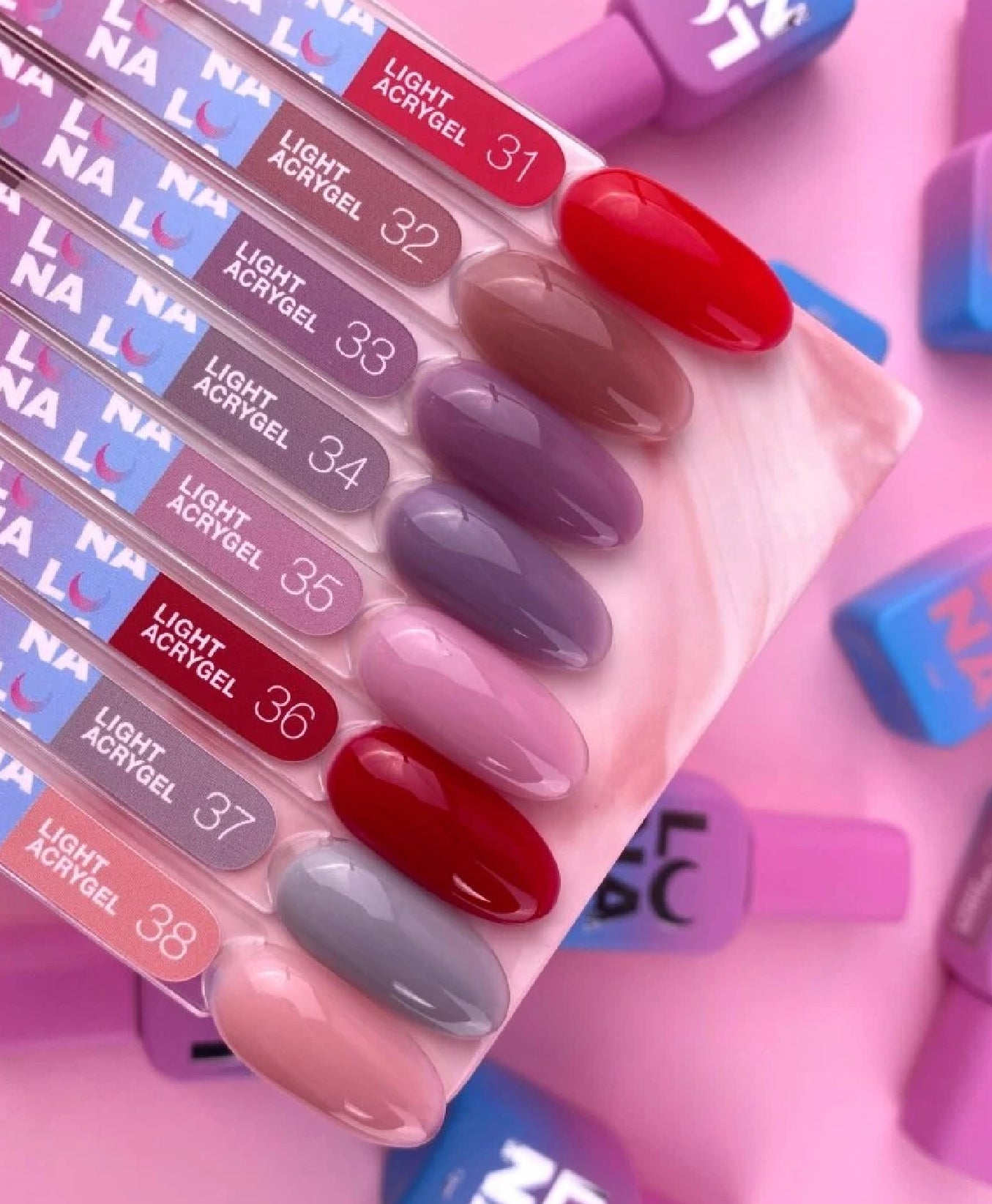 LunaMoon Light Acrygel 36, True Red