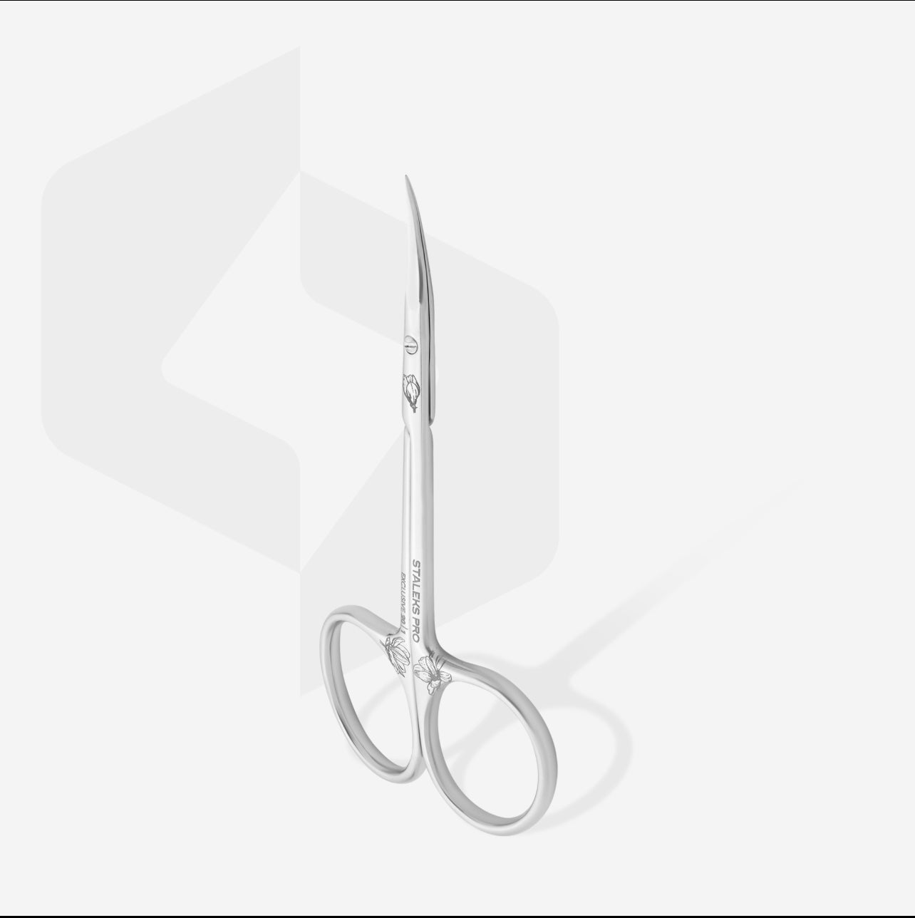 Professional cuticle scissors Staleks Pro Exclusive 20 Type 1 (Magnolia)