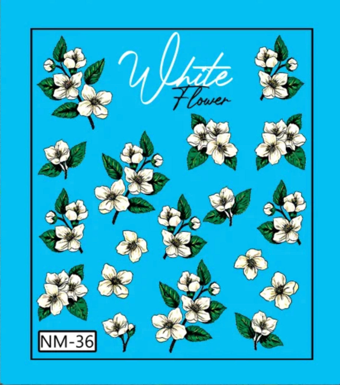 Nail Decals Without Clear Film, 31 Option