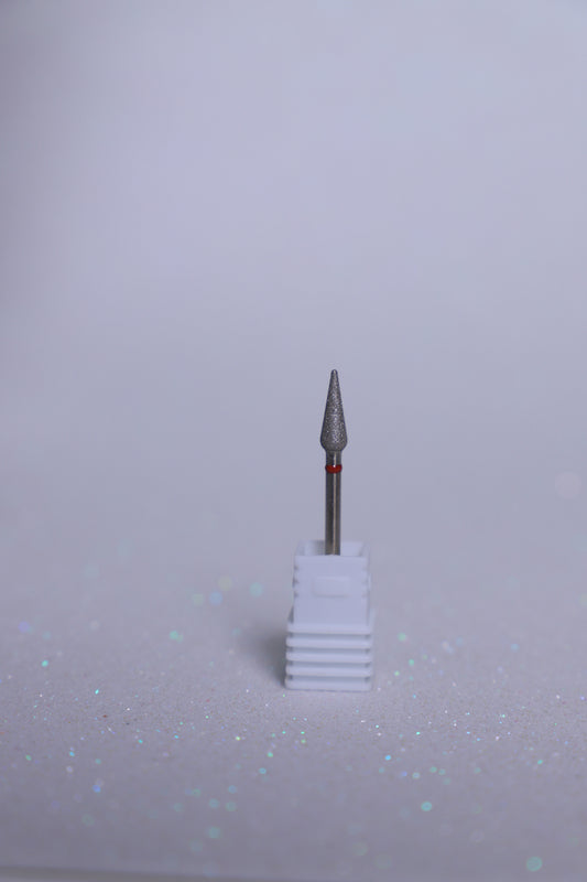 Diamond Drop E-File Nail Drill Bit - Soft Grit