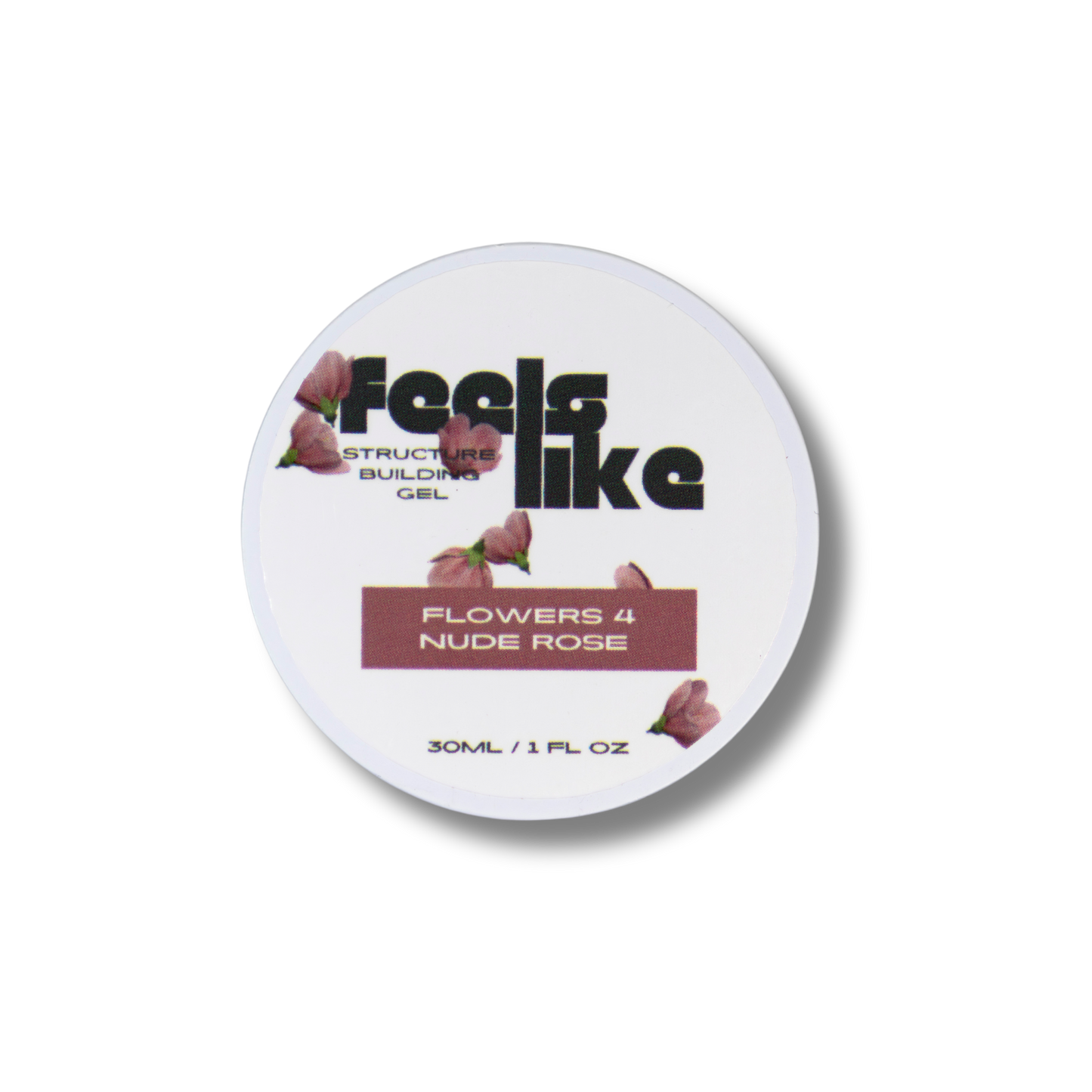 Feels Like Structure Builder Gel Flowers 4 “Nude Rose” 30ml