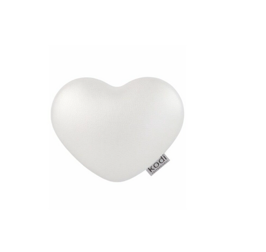 Armrest Heart Shaped, White