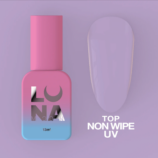 LunaMoon Top Non Wipe UV, 13ml, Clear