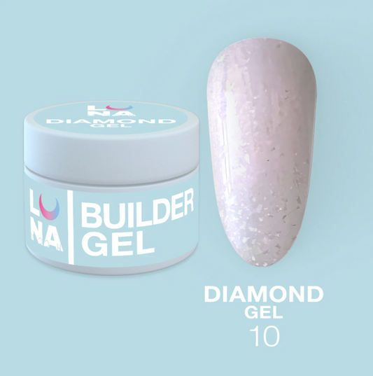 LunaMoon Diamond Gel 10, (extension gel) 15ml