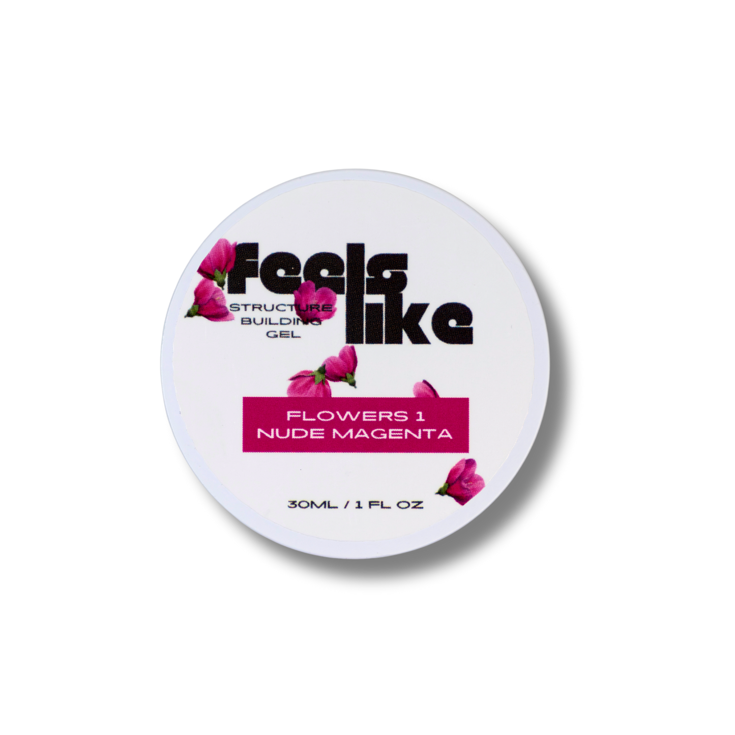 Feels Like Structure Builder Gel Flowers 1 “Nude Magenta” 30ml ￼