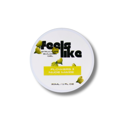 Feels Like Structure Builder Gel Flowers 3 “Nude Maize” 30ml