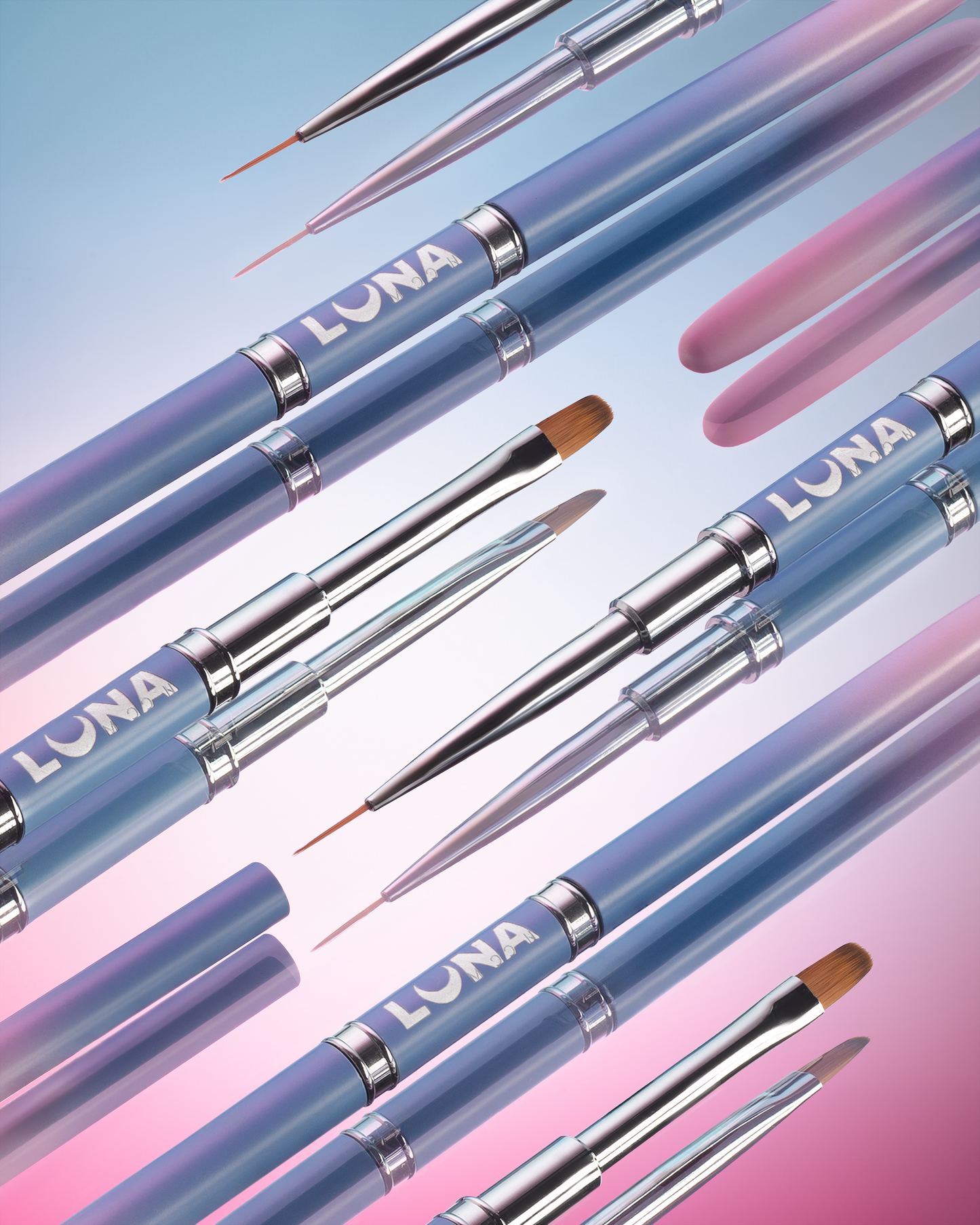 LunaMoon double sided brush