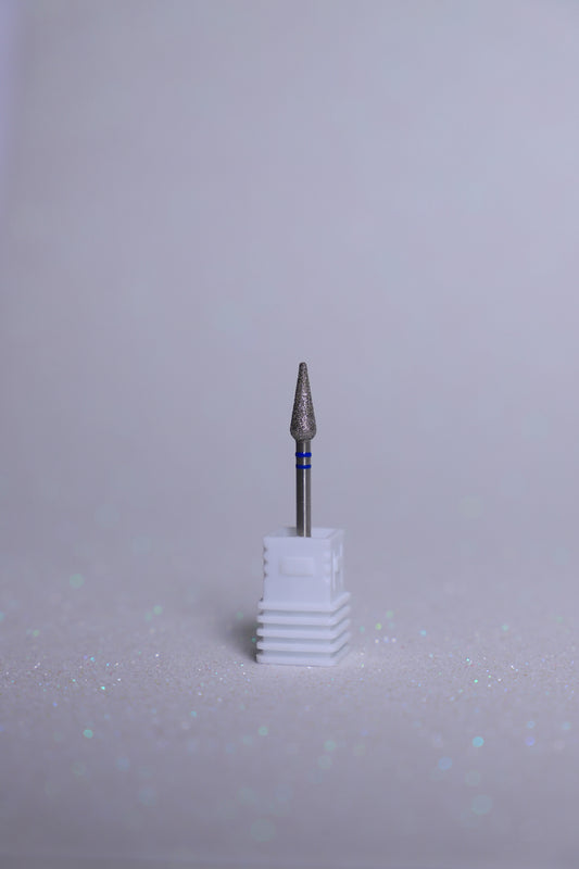 Diamond Drop E-File Nail Drill Bit - Medium Grit(Blue)