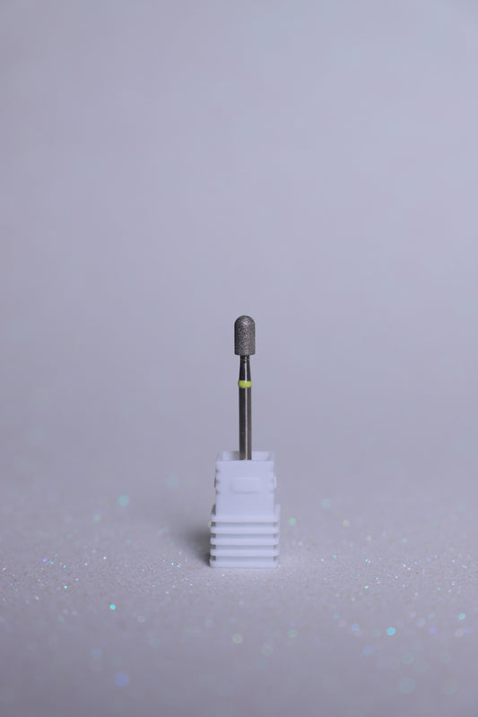 Diamond Cone E-File Nail Drill Bit - Extra Soft Grit(Yellow)