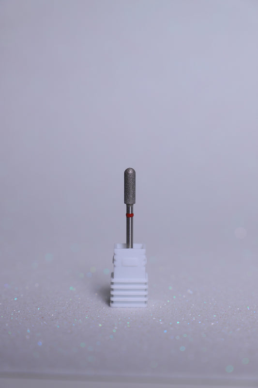Diamond Cone E-File Nail Drill Bit - Soft Grit(Red)