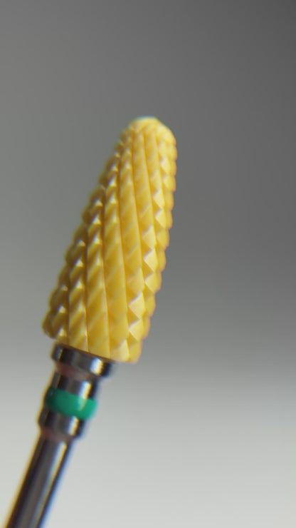 Ceramic Corn E-File Nail Drill Bit - Extra Course(Green)